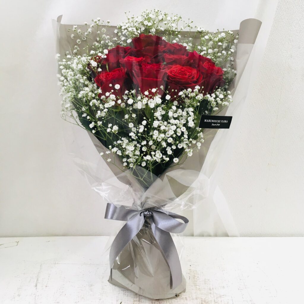 花束/バラの花束/赤バラ/誕生日/バラ12本