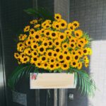 ひまわりのスタンド花/スタンド1段/ひまわり/開店祝/移転祝