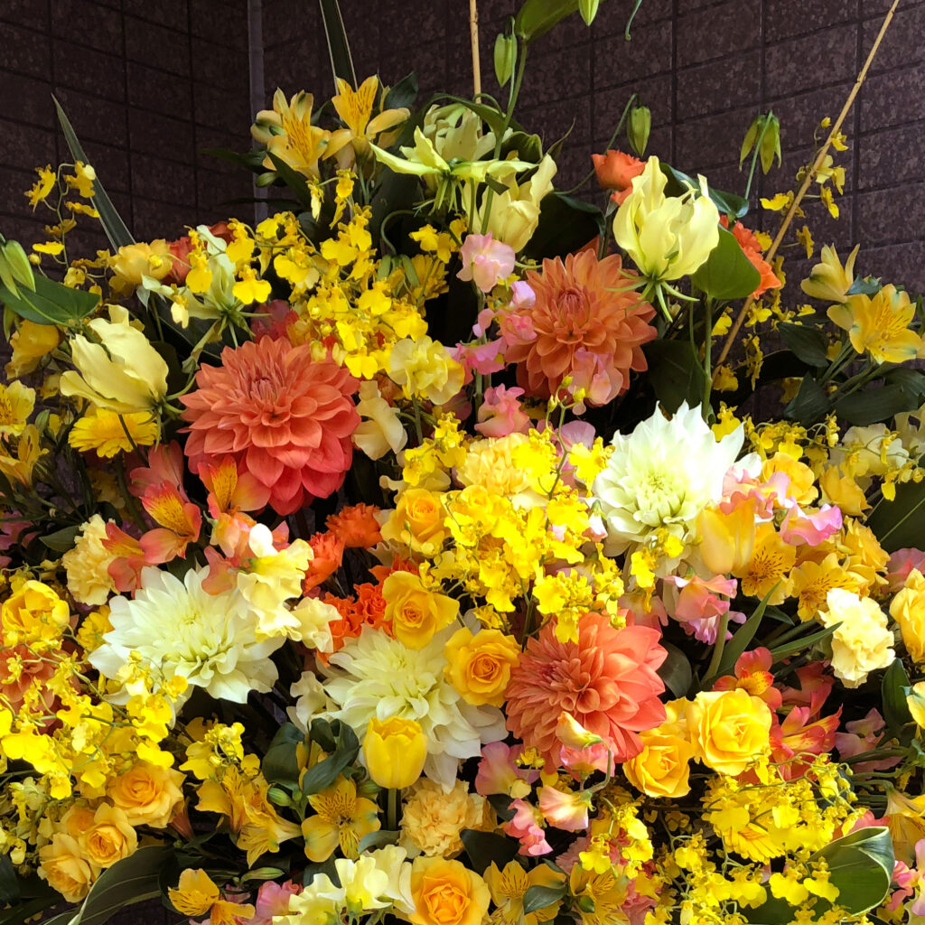 スタンド花/開店祝/移転祝/スタンド2段