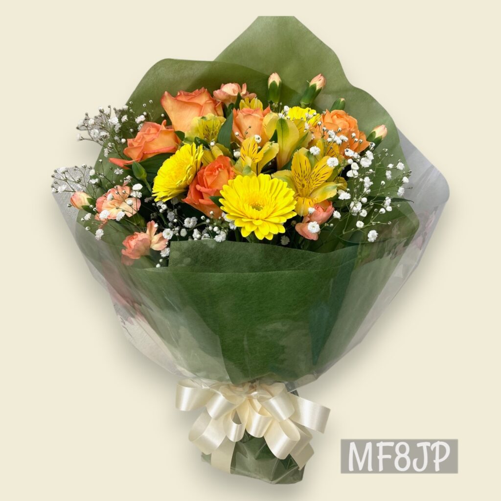 花束/黄色オレンジ系/誕生日/送別/シック